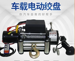 有了電動絞盤和車載吊運機，野外吊運重物不是難題